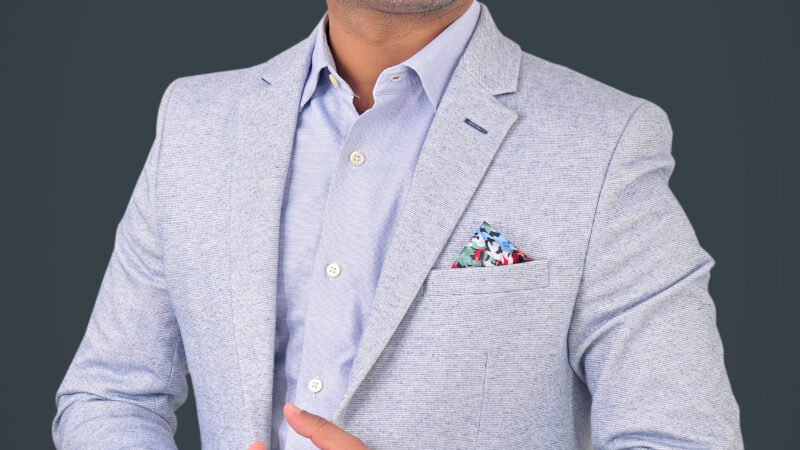 Smart and handsome person doing International Business