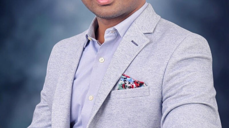 Smart and handsome person doing International Business