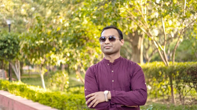 Smart and handsome person doing International Business