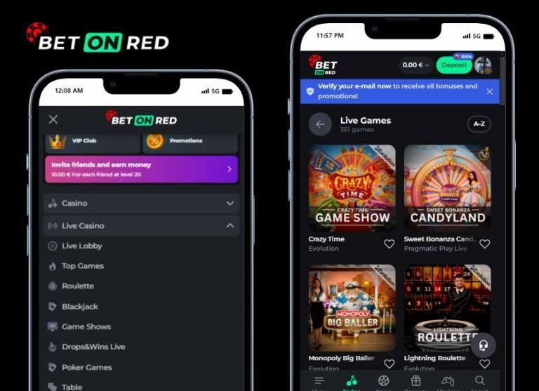 Erleben Sie das Online Casino BetOnRed mit grossem Bonus in Deutschland, betonred